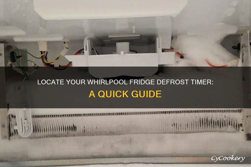 where is defrost timer on whirlpool refrigerator