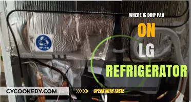 Locating the Drip Pan on Your LG Refrigerator: A Quick Guide