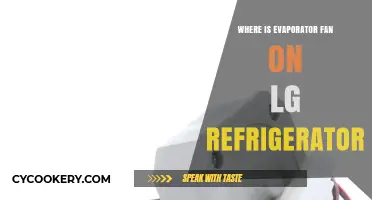 Locating the Evaporator Fan in Your LG Refrigerator: A Quick Guide