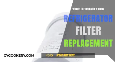 Frigidaire Gallery Refrigerator Filter Replacement: Where to Find It