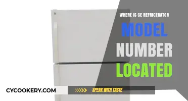 Finding Your GE Refrigerator Model Number: A Quick Location Guide