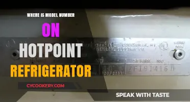 Finding Your Hotpoint Refrigerator Model Number: A Quick Guide