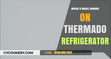 Locate Your Thermador Refrigerator Model Number: Quick Guide