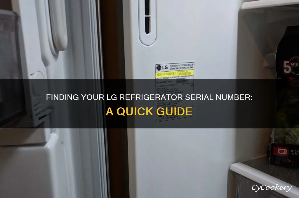 where is my lg refrigerator serial number