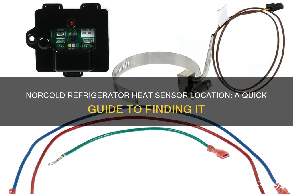where is norcold refrigerator heat sensor located