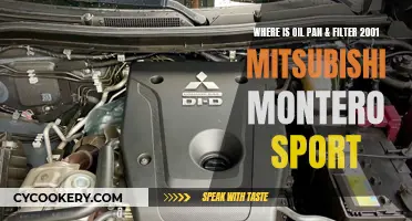 Locating Oil Pan and Filter in a Mitsubishi Montero Sport