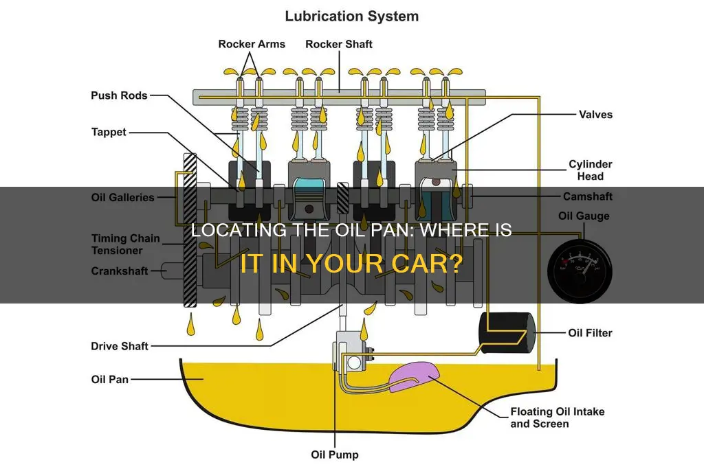 where is oil pan located