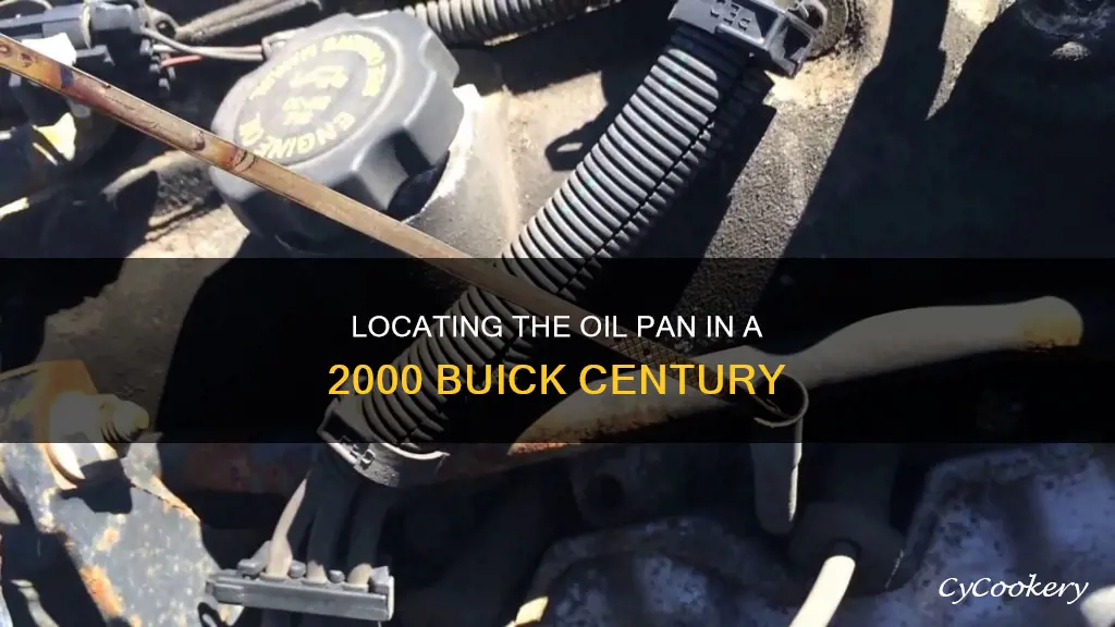 where is oil pan on 2000 buick century