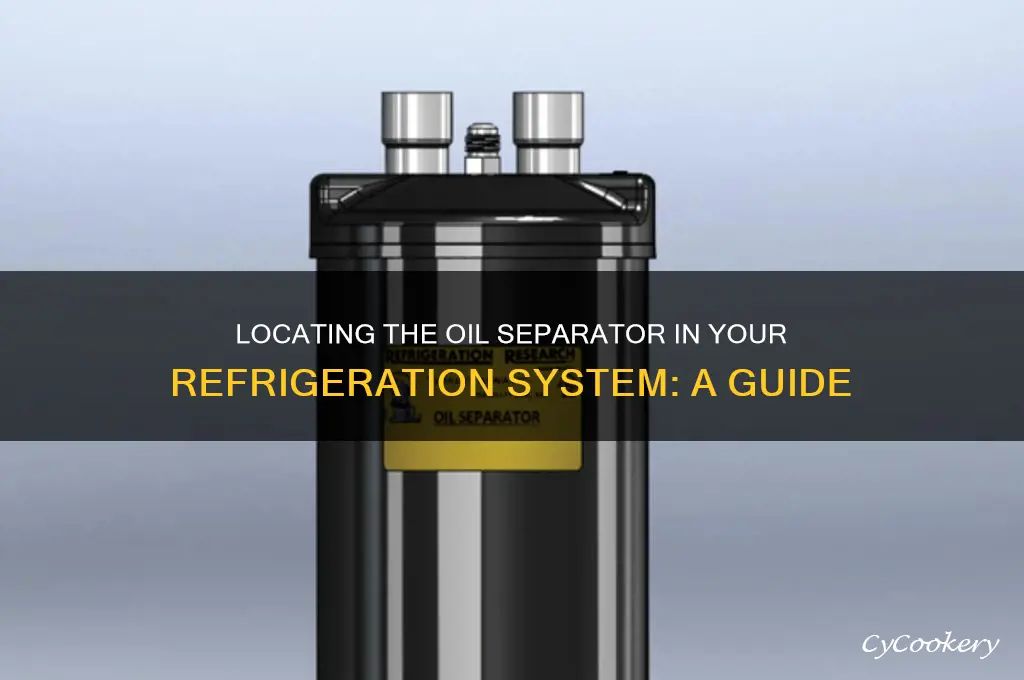 where is oil separator in refrigeration system