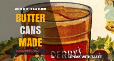 Peter Pan Peanut Butter: Where Are the Cans Made?