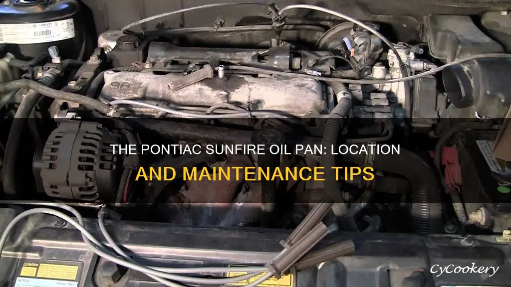 where is pontiac sunfire oil pan