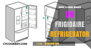 Locate Your Frigidaire Fridge's Serial Number: A Quick Guide