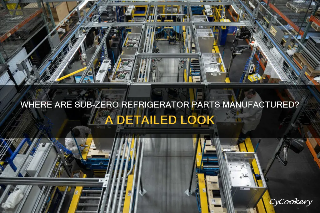 where is sub zero refrigerator parts made
