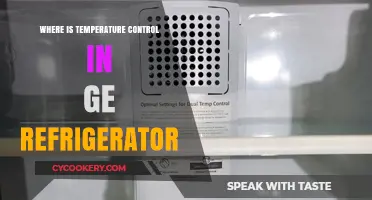Locate GE Refrigerator Temperature Control Settings Easily: A Quick Guide