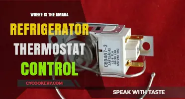 Locating Your Amana Refrigerator Thermostat Control: A Quick Guide