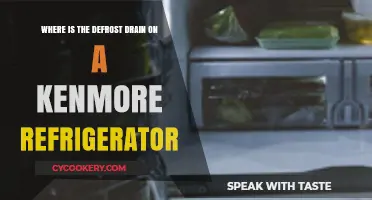 Locate Your Kenmore Fridge's Defrost Drain: A Quick Guide