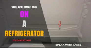 Finding Your Fridge's Defrost Drain: A Quick Location Guide