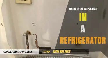 Locating Your Refrigerator's Evaporator: A Quick Guide to Its Position