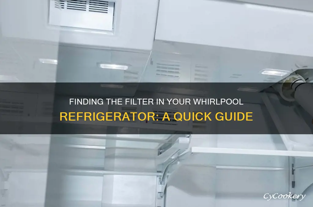 where is the filter in a whirlpool refrigerator