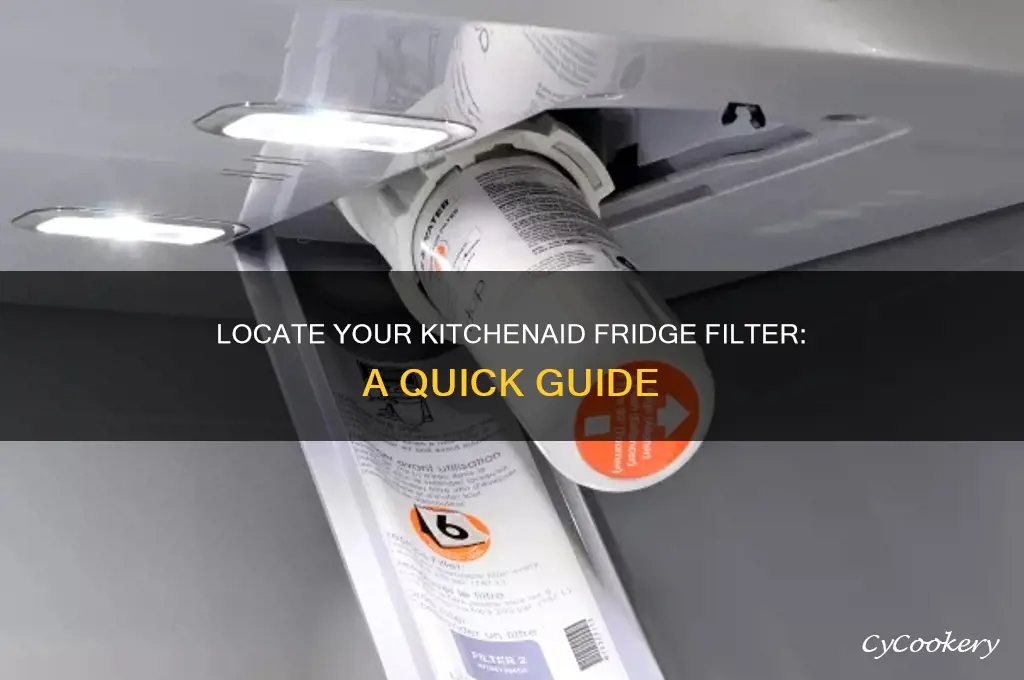 where is the filter on kitchenaid refrigerator