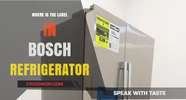 Finding the Label in Your Bosch Refrigerator: A Quick Guide