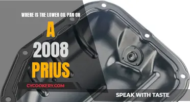 Locating the Lower Oil Pan in a 2008 Prius