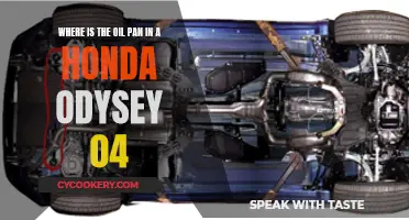 Locating the Oil Pan in a 2004 Honda Odyssey