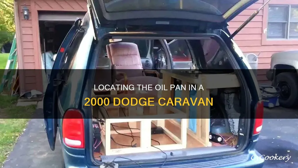 where is the oil pan on a 2000 dodge caravan