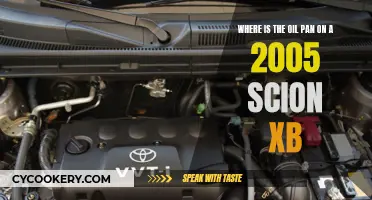 Locating the Oil Pan on a 2005 Scion xB