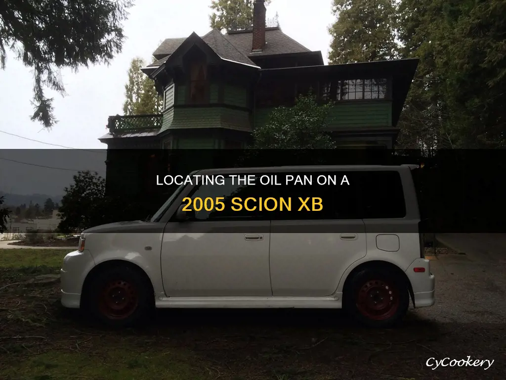 where is the oil pan on a 2005 scion xb