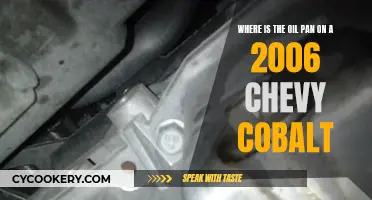 Locating the Oil Pan in a 2006 Chevy Cobalt