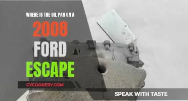 Locating the Oil Pan in a 2008 Ford Escape