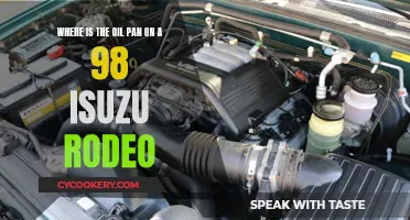 Locating the Oil Pan: 1998 Isuzu Rodeo Guide