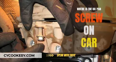 Locating the Elusive Oil Pan Screw: A Car Owner's Guide