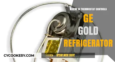 Locate GE Gold Refrigerator Thermostat Controls: A Quick Guide