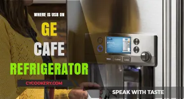 Locate USB Port on GE Cafe Refrigerator: Quick Guide