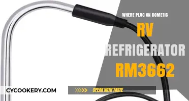Dometic RV Refrigerator RM3662: Locating the Plug for Easy Access