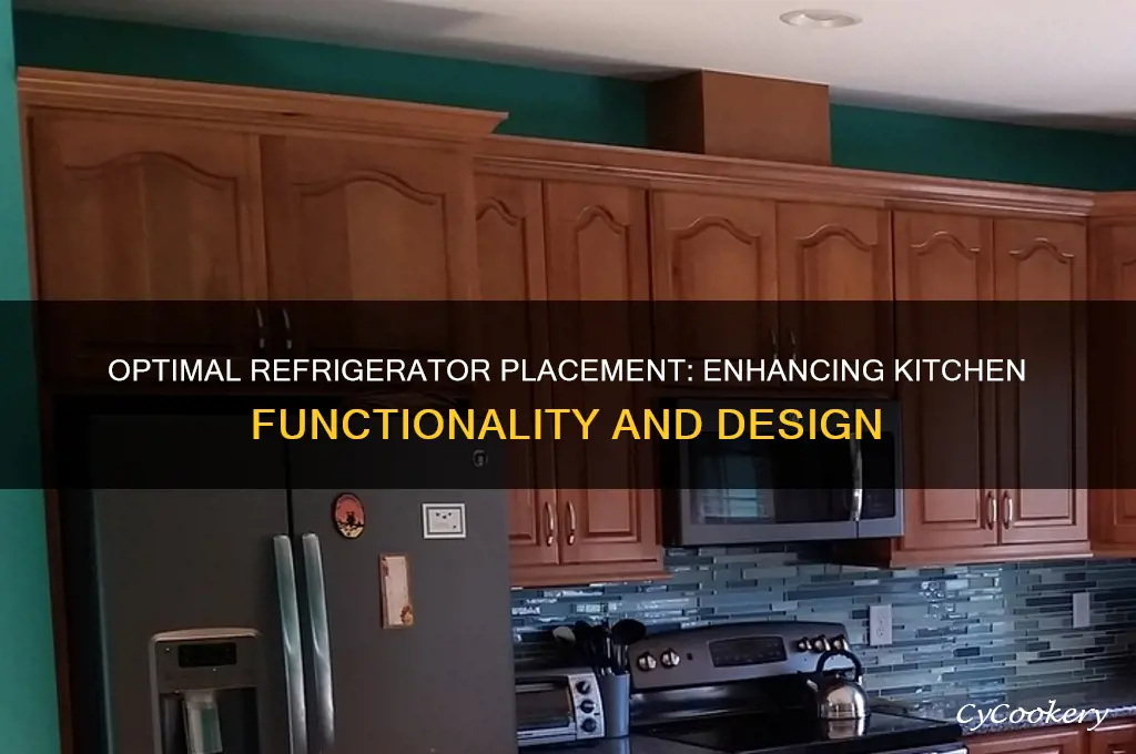 where should refrigerator be located in kitchen