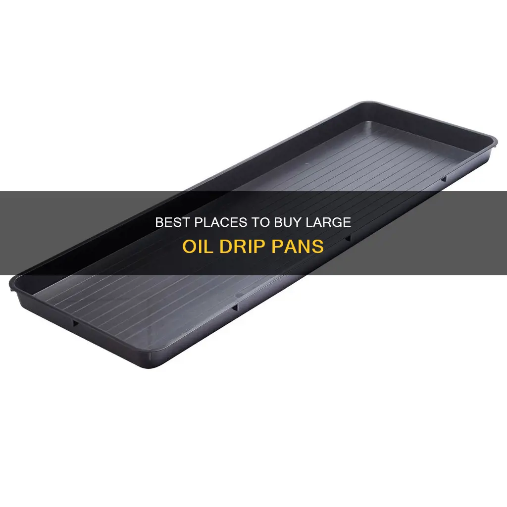 where to buy a large oil drip pan