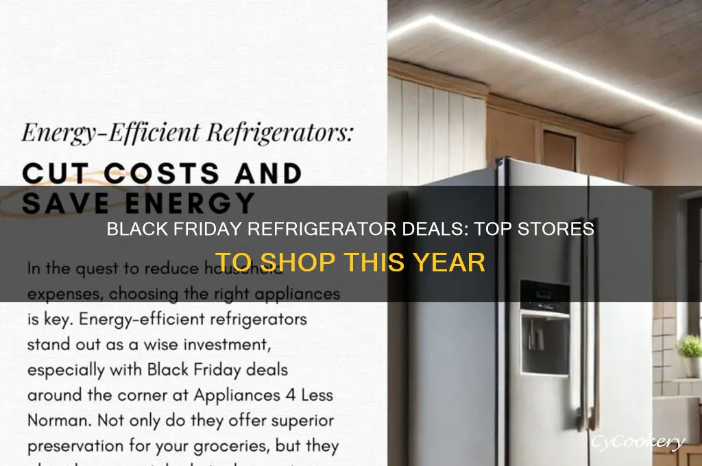 where to buy a refrigerator black friday