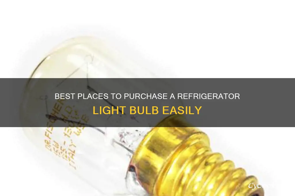 where to buy a refrigerator light bulb