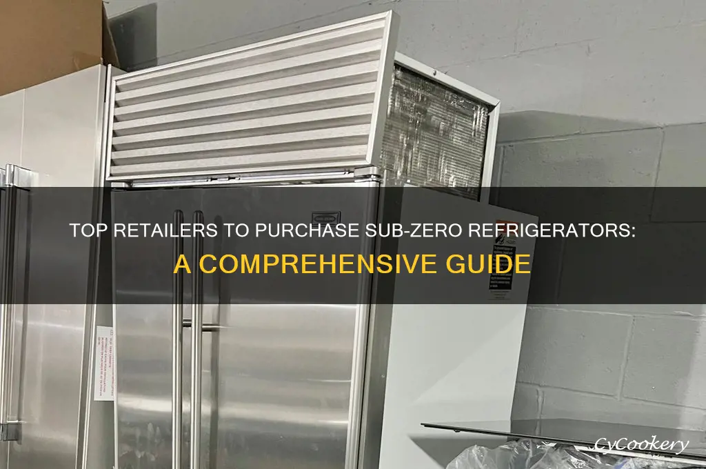 where to buy a sub zero refrigerator
