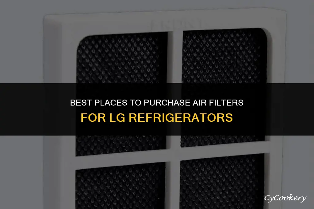 where to buy air filter for lg refrigerator