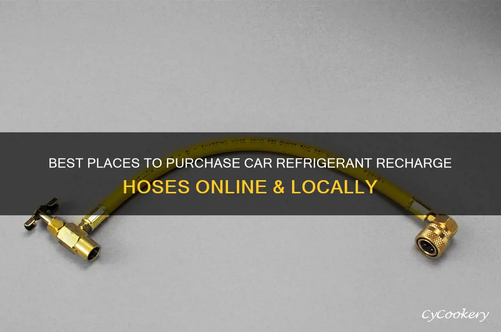 where to buy car refrigerant recharge hose
