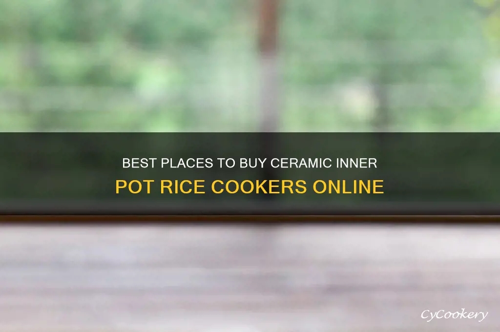 where to buy ceramic inner pot rice cooker