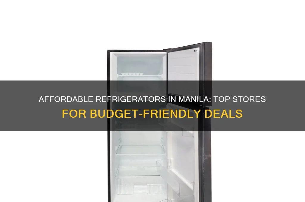 where to buy cheap refrigerator in manila