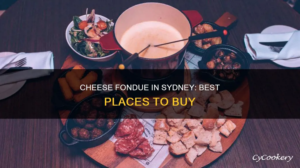 where to buy cheese fondue in sydney