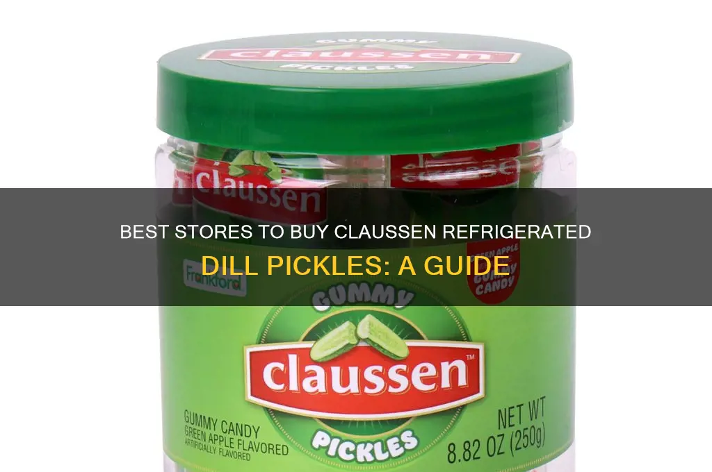 where to buy claussen refrigerated dill pickles