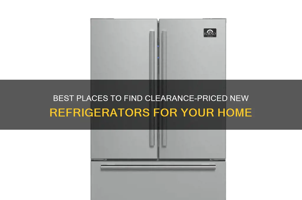 where to buy clearanced priced new refrigerator