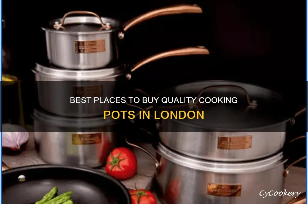 where to buy cooking pots in london